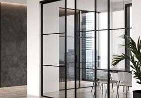 Скидка 20% на на раздвижные перегородки и двери под покраску от фабрики ProfilDoors